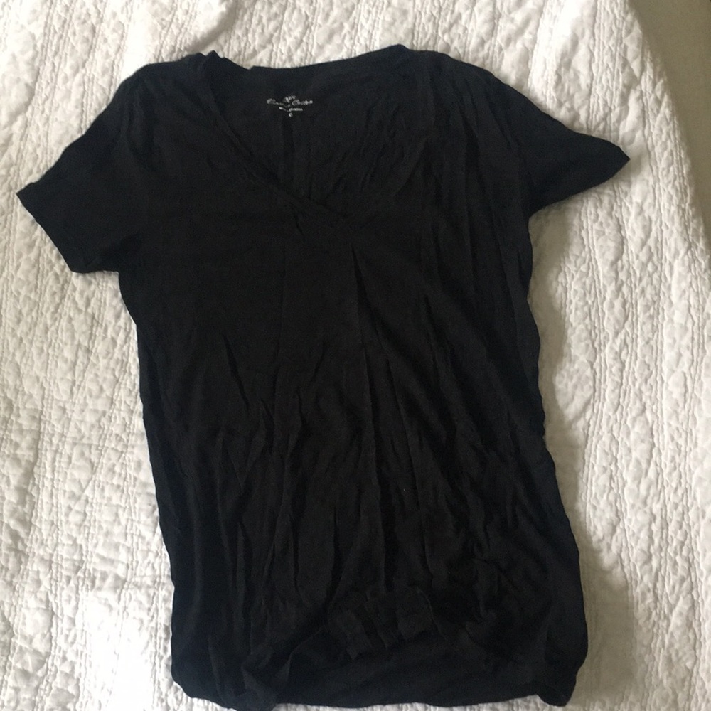 V neck cotton t